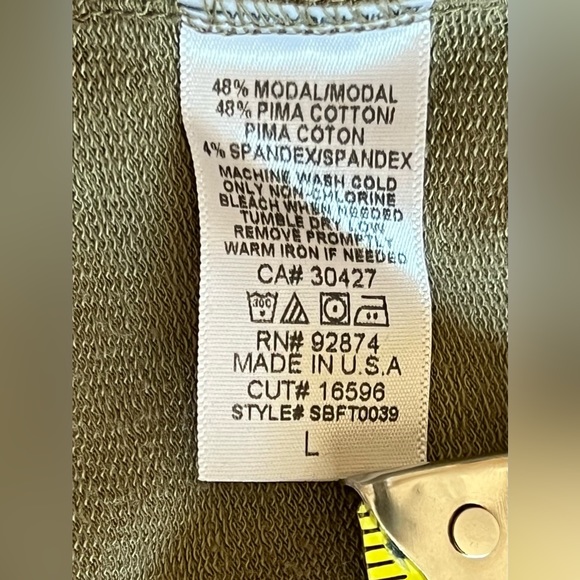 Splendid drawstring bell bottom pants. Size Large - Picture 6 of 7